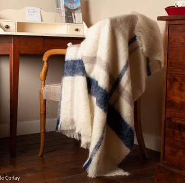 Plaids et couvertures en mohair