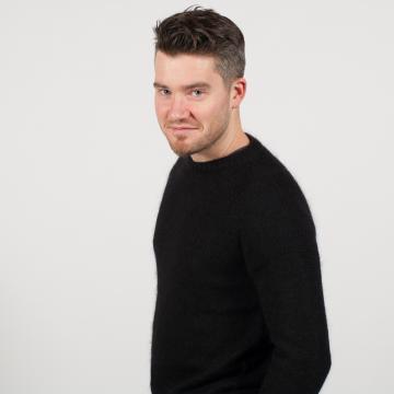 Pull "Andrea" mixte mohair et soie