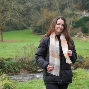 Petite &eacute;charpe mohair et soie tiss&eacute;e