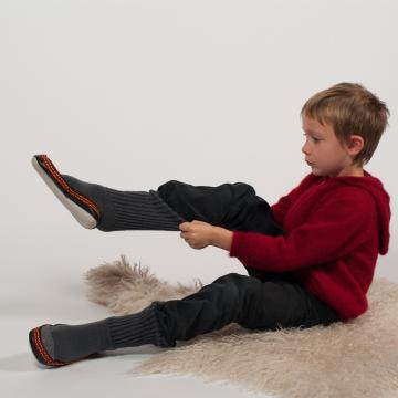 Chaussetons enfants en mohair et laine