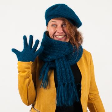 Gants mohair et soie fil double - Mohair du Pays de Corlay