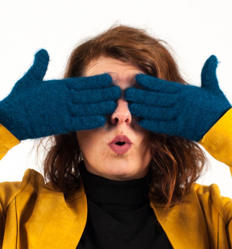 Gants mohair et soie fil double - Mohair du Pays de Corlay