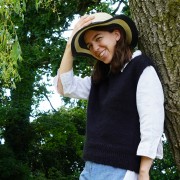 d&eacute;bardeur mohair et soie