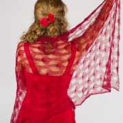 &Eacute;tole mohair dentelle papillon