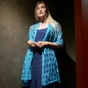 &Eacute;tole mohair dentelle papillon