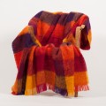 Grand plaid mohair Couleur Carreaux automne