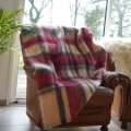Grand plaid mohair