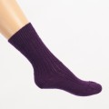 Chaussettes mohair T34/36 TRISKEL Couleur Prune