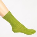 Chaussettes mohair T46/48 TRISKEL  Couleur Anis