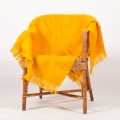 Petit plaid pur mohair Couleur Soleil