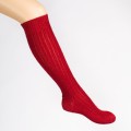 Mi-bas mohair 37/39 ou chaussettes hautes TRISKEL Couleur Cerise