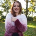 Gilet "Marie-Lise" mohair et soie