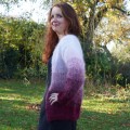 Gilet "Marie-Lise" mohair et soie
