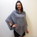 Poncho "Aubade" mohair et soie