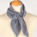 Tour de cou Sophie mohair et soie Couleur Silex
