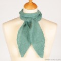 Tour de cou Sophie mohair et soie Couleur Glacier