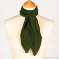 Tour de cou Sophie mohair et soie Couleur Mousse