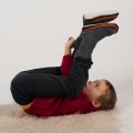 Chaussetons enfants en mohair et laine