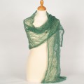 &Eacute;charpe mohair dentelle &eacute;pis Couleur Toundra