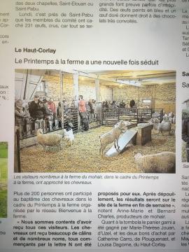 Ouest France 19 avril 2017