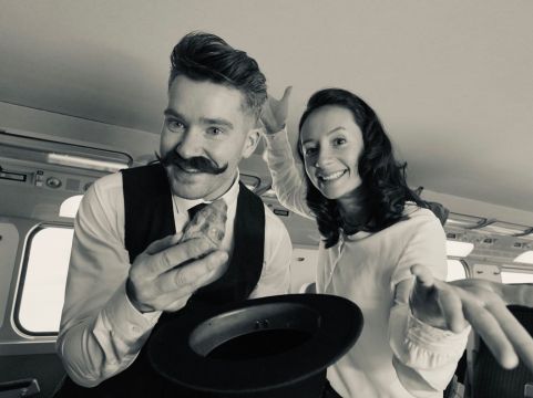 Lièn et Nicolas dans leur film